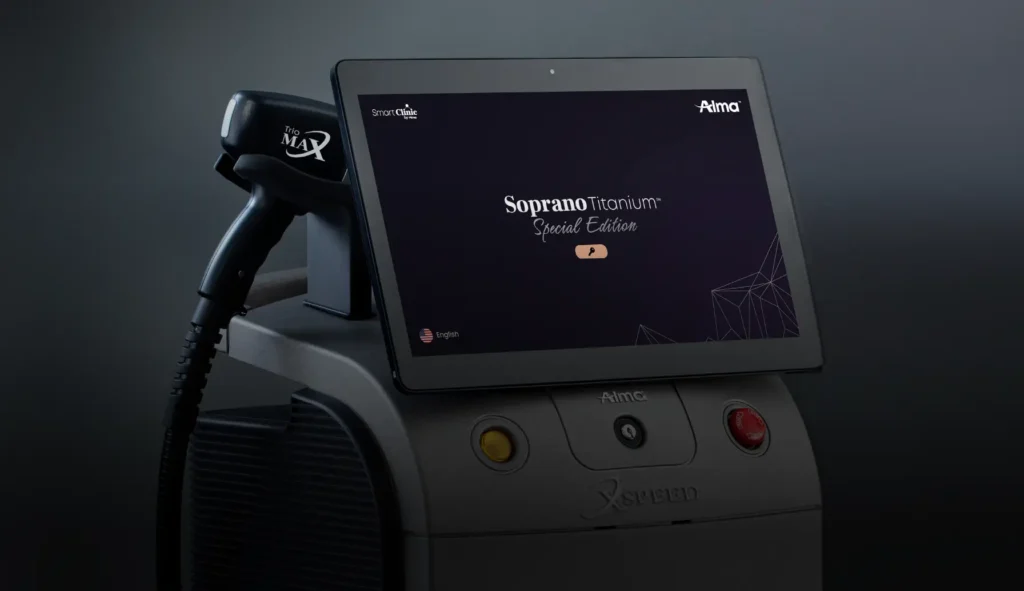 Epilation laser a saint mande avec la machine soprano titanium